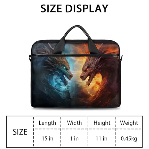 Funda para laptop de 15 pulgadas con correa ajustable miniatura 2