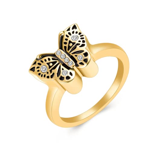 Bague de crémation papillon solution discrète pour surmonter le deuil au féminin