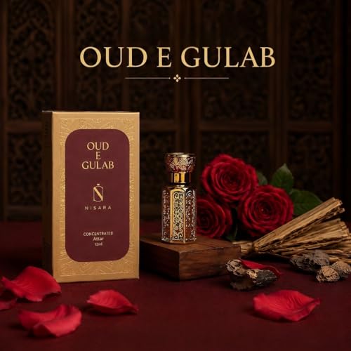 Nisara Oud E Gulab Unisex Attar 12ml - Image 3