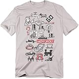 Popfunk Monopoly Icons T Shirt (Small)