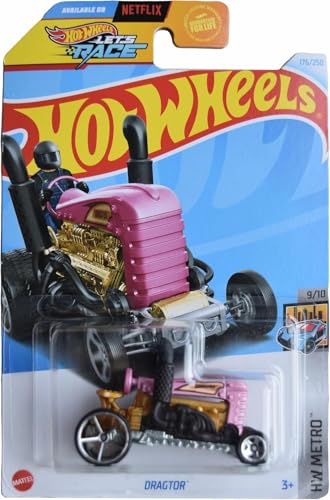 Hot Wheels Dragtor, HW Metro 9/10 [Pink] 176/250 - image 1