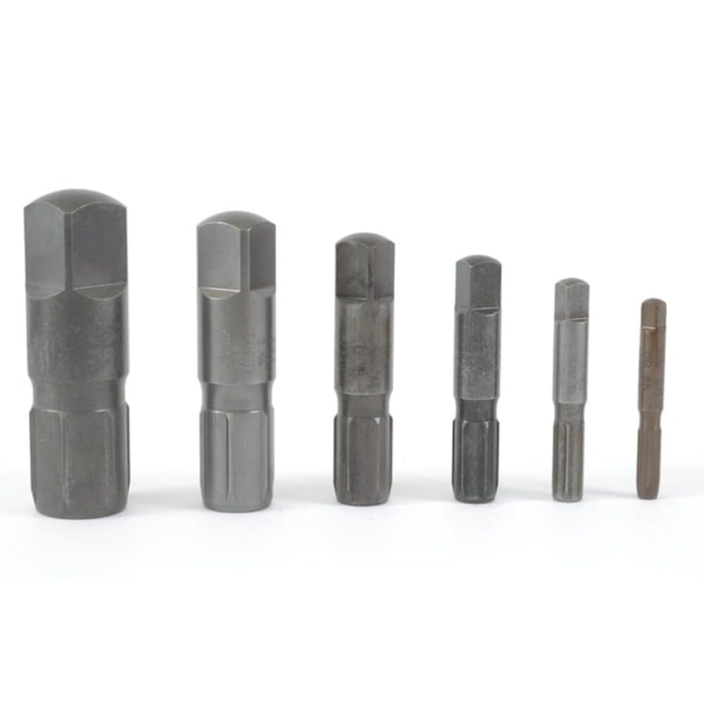 Photo 1 of ***MISSING PARTS***
RIDGID 35685 Model 883 6-Piece Pipe Extractor Set, 1/8" to 1" Tough Steel Extractors for Broken Pipes