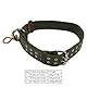 Qcwwy Kuhhalsband, Verstellbares 4-lagiges Canvas Kalbskragen Krawatte Rinderhalsband Halsband mit 2 Reihen Metallschnalle für Pferdeschaf Rinder(#1)