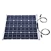 Produktbild Zerone 50W 12V Solar Panel Monokristallin Flexible Solarzellen Solarmodul System für Camping/Wohnwagen/Boot/Yacht/Wohnmobil