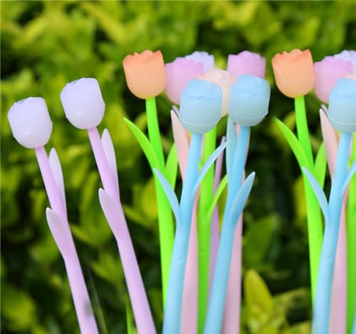 Bolígrafos de Gel Flor Rosa Cambia Color Paquete 12 pcs