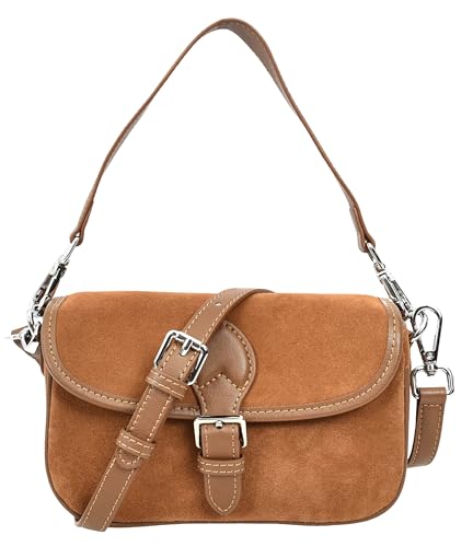 Sac à bandoulière en daim véritable House Of Leather résistant au quotidien