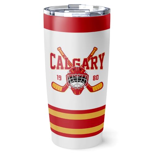 Image of ANTKING Calgary Tumbler 20oz Custom Name Number Travel Mug Gifts | Stainless Steel Insulated Coffee Cup for Men Women