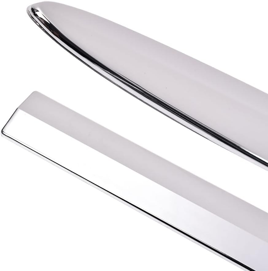 G-PLUS Body Side Moldings Trim 2" Compatible with 2019-2021 Chevy Silverado Crew Cab,Chrome Garnish,4pcs