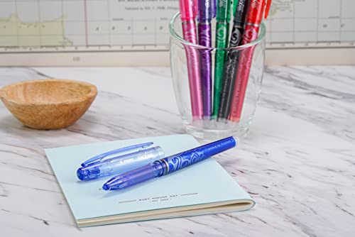 Image of PILOT FriXion Point Erasable & Refillable Gel Ink Pens, Extra Fine Point, Blue Ink, 12-Pack (31574)