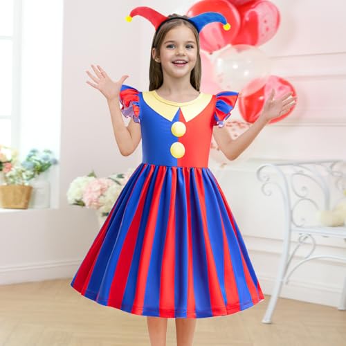 ZaisuiFun Circus Costume for Little Girls Kid Fancy Carnival Halloween Cosplay Dress