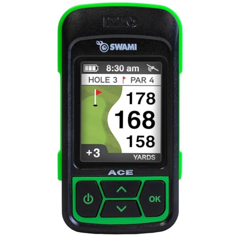 Izzo Golf Swami Ace Handheld Golf GPS Rangefinder - Lime Green