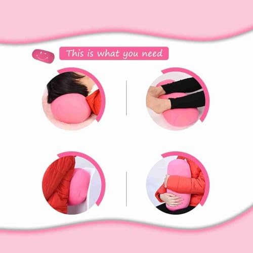 Almohada tubular de microperlas para viaje 35 cm miniatura 3