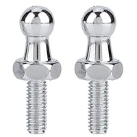Kugelbolzen, 2 Stück Kugelbolzen Auto Edelstahl Kugelbolzenschraube M6 für Gasdruckfedern Kugelkopfhaube für Universal-Gasfederstütze