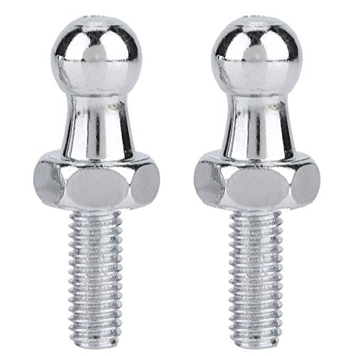 Kugelbolzen, 2 Stück Kugelbolzen Auto Edelstahl Kugelbolzenschraube M6 für Gasdruckfedern Kugelkopfhaube für Universal-Gasfederstütze