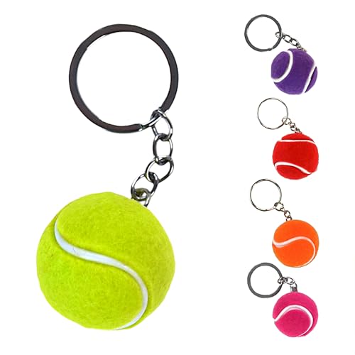 Tennis Ball Keychain - Green