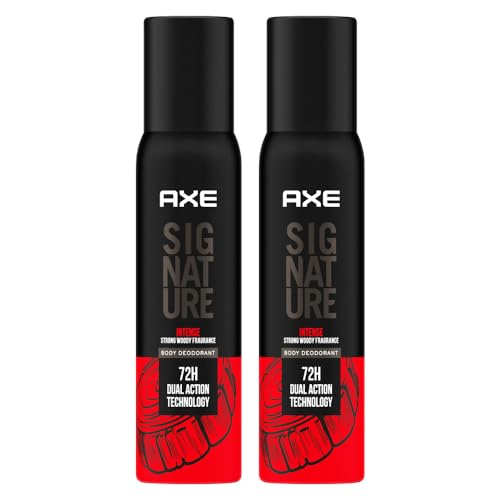 Image of Axe Signature Intense Long Lasting Deodorant No Gas Body Perfume For Men 200ml, Pack of 2