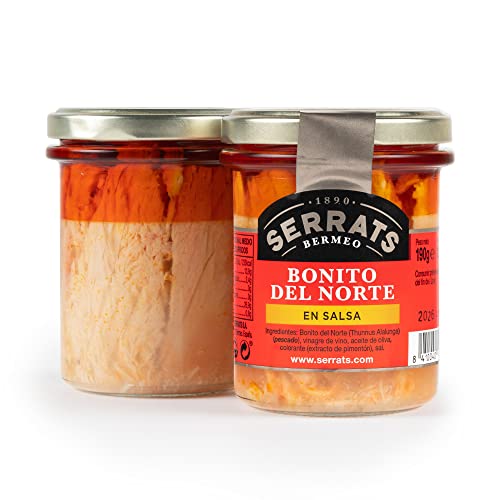 6 Einheiten - SERRATS - Weißer Thun in sauce 190g