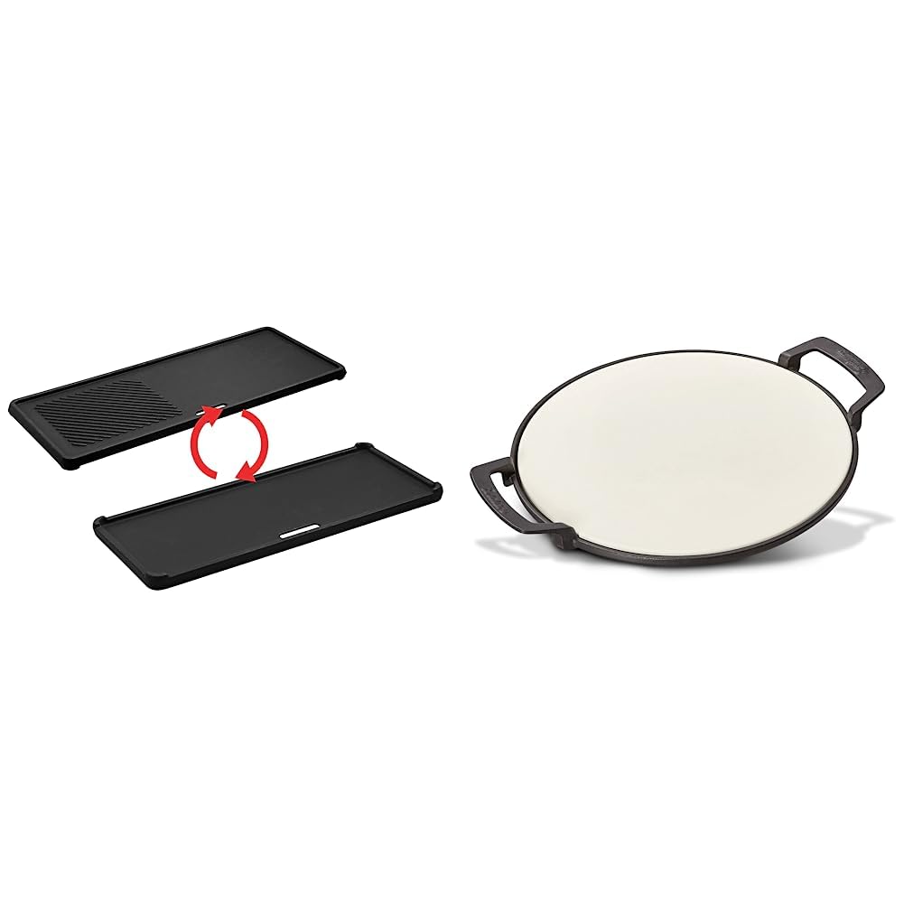 Enders® Guss 1/3 Chicago Wendeplatte & ® SWITCH GRID Pizzastein