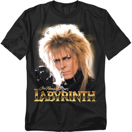 Popfunk Labyrinth Jareth David Bowie T Shirt (Black) Small
