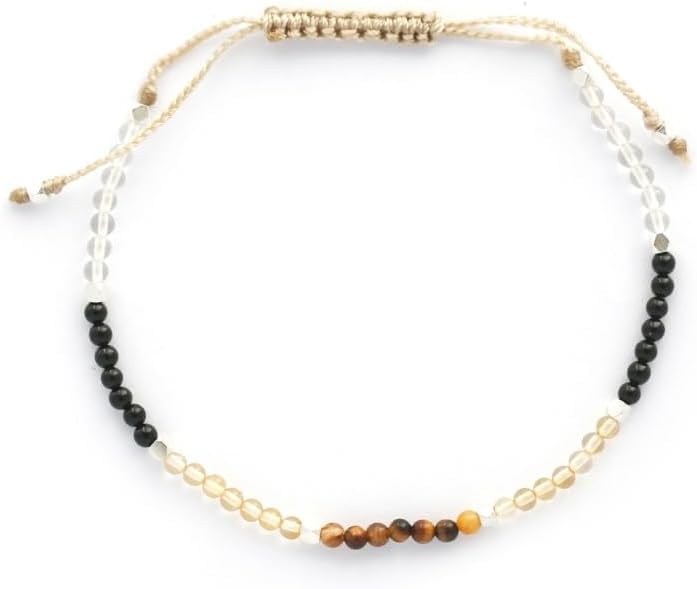 – Handcrafted 7 Chakras Healing Crystal Bracelets for Women - Elegant Beaded Bracelets - Perfect for Friendship and Healing - 2mm Small Beads