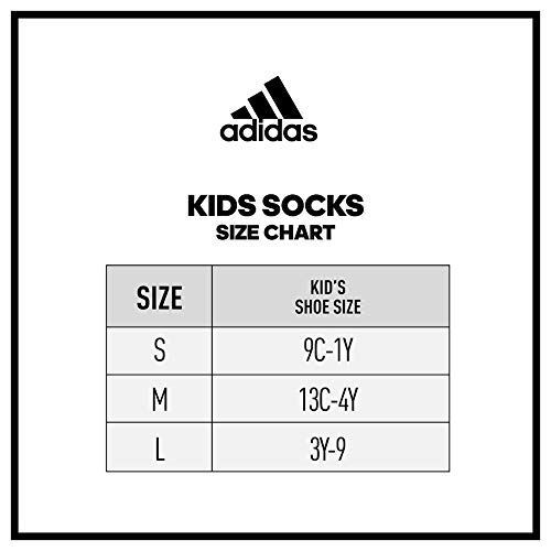 image for adidas Youth Kids-Girl's Superlite No Show Socks (6 Pair), Black/Solar