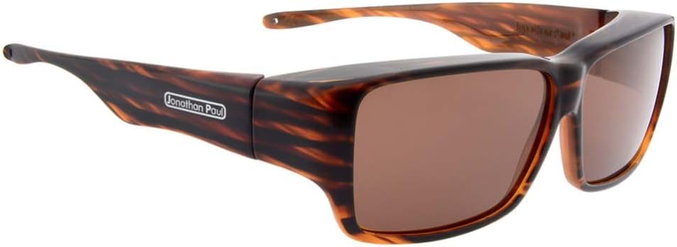 Oogee Large Bark Polarized Amber Sunglasses