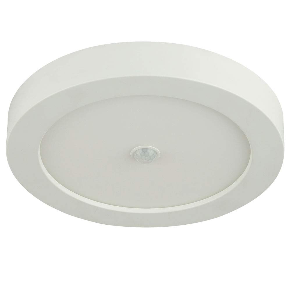 GLOBO Paula Deckenleuchte Mit Bewegungsmelder – LED, Weiß Opal, Für Flur & Küche, Ø 22,6 Cm