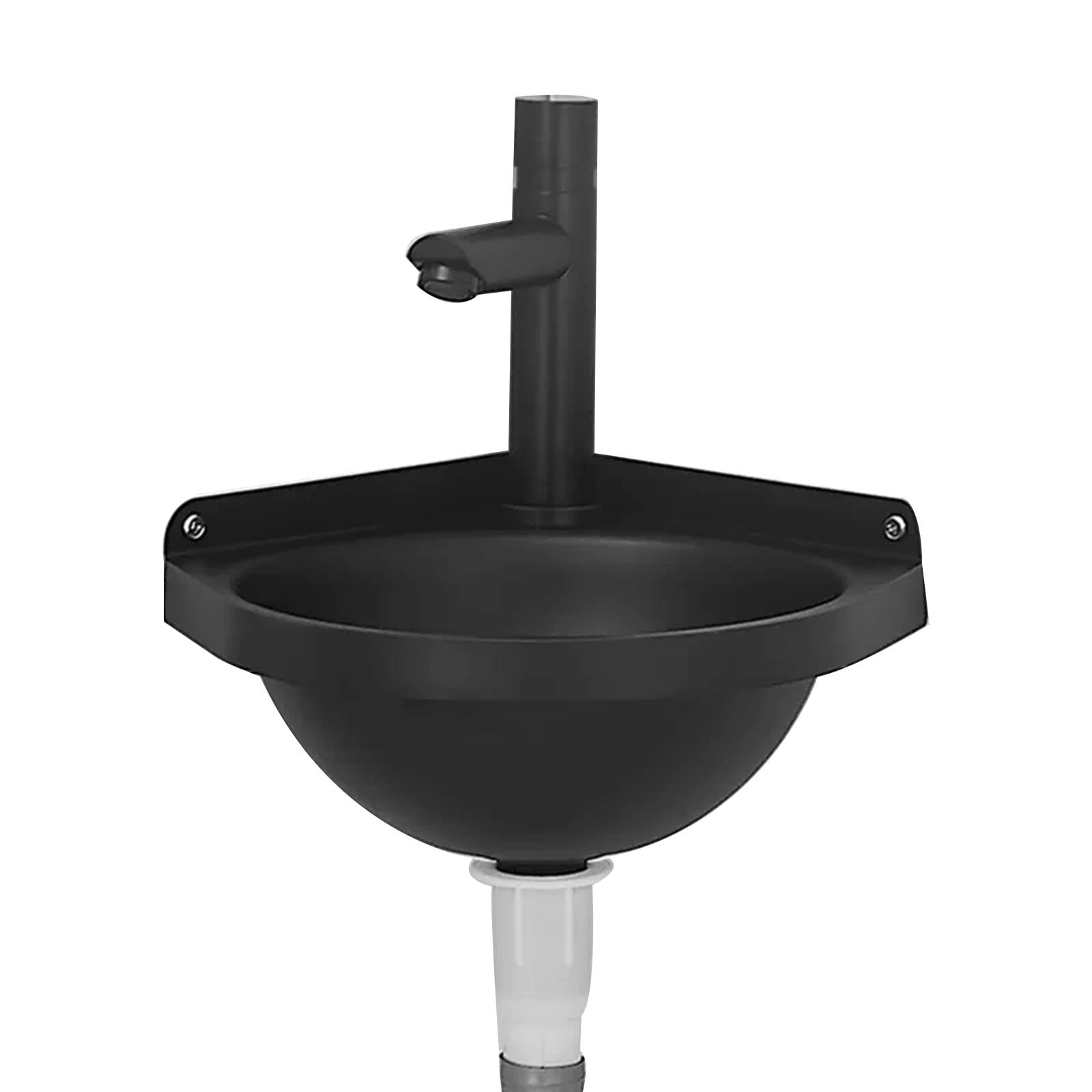 RUCRAKWall Mounted Commercial Restaurant Sink Utility Sink Single Bowl Easy to Clean Silver Black Utility Sinks for a Laundry Room for Garage,Restaurant,Kitchen,Laundry Room,Indoor Outdoor