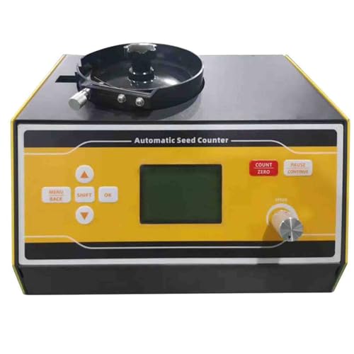 Luzphened Contador automático de Semillas, máquina contadora de partículas, Instrumento Contador AutomáTico De Laboratorio con Pantalla Digital,para Mijo, Arroz, Soja, Maíz