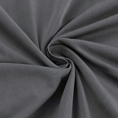 Searchi Club Chair Slipcover Stretch Barrel Chair Covers Solid Color Tub Chair Slipcovers Spandex Armchair Sofa Cover Removable Couch Furniture Protector Arm Chair Cover For Living Room (Pure Grey) #TOP3