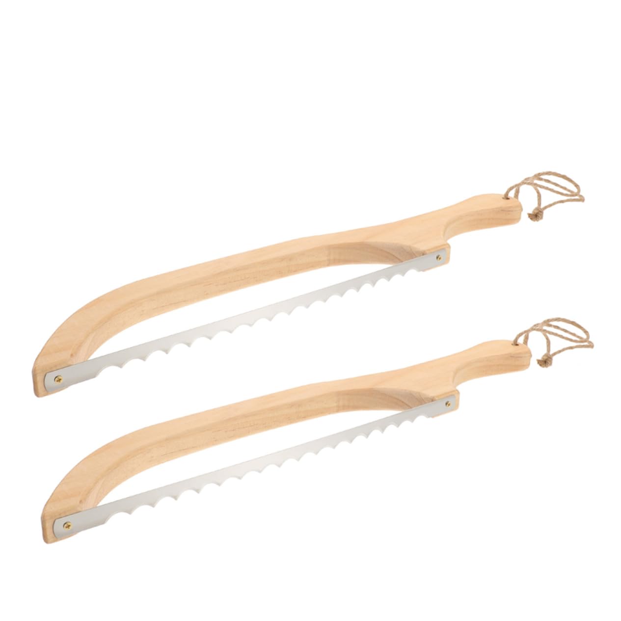 Cabilock 8piezas Cortadora De Pan De Madera y Acero Inoxidable Herramienta De Corte Para Pan Casero De Duradera y Fácil De Limpiar Para Repostería y Cocina