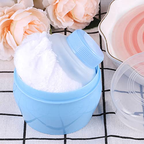 Toyvian 2 Pçs Recipiente De Viagem Recipiente De Pó Corpo Caso Em Pó Corpo Vazio Bebê Puff Recipient