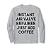 Réparateur de valve d'air instantané, il suffit d'ajouter du café Manche Longue