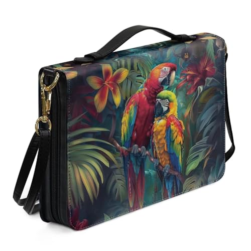 Ceudet Cross Sac fourre-tout pour la Bible pour femmes et filles, grand étui de protection de la Bible avec bandoulière, étui de transport de la Bible en cuir synthétique léger pour étude, violet et