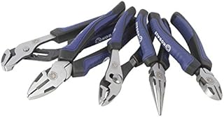 Kobalt BiMetal Chrome Nickel Steel Plier Set with Anti-Slip Grip, 5-Pieces