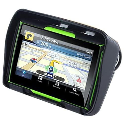 Motorcycle Navigator, 4.3 Inches, 7-Level Waterproof, Gm Gps, Bluetooth, 8G, European Map #TOP28