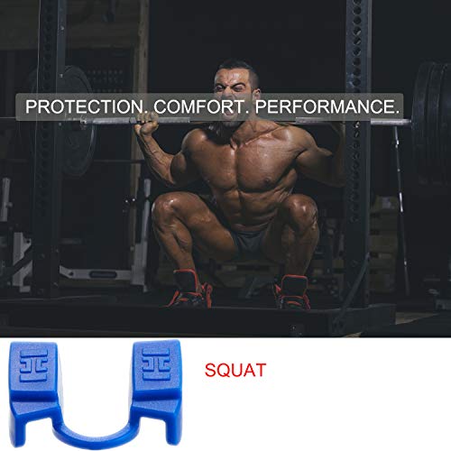 Lot de 2 protège-dents d'haltérophilie pour fitness et salle de gym, haltérophilie, tous les types de sports de force, mâchoire basse, pas de contact – vue 3