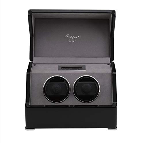 Rapport Perpetua III Duo Watch Winder Touch Screen Ebony Glossy Finish with Soft Velvet Inner