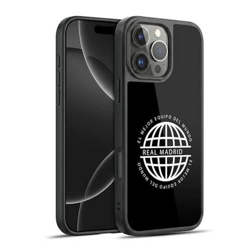 Coque Real Madrid CF Logo Blanc Légende coque gel iPhone 16 Pro Max