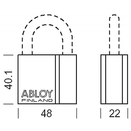 Abloy Protec2 PL 330/50 High Security Padlock, Keyed Padlocks