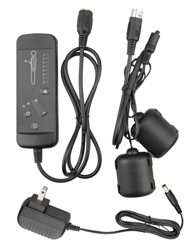 Nahntaipy 3Pin Massage Chair Remote Control Fit for Recliner Lift Chair, Vibration Massage Remote Handset Controller for 8 Massage Mode 5 Massage Intensity 15min/30min Timer