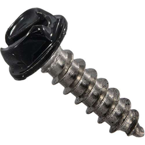 Tornillos de chapa negros hard-to-find para fijar paneles