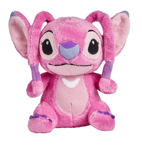 Simba Toys Disney Angel Mini Plüschfigur ca 15cm superweicher Begleiter mit großen Kulleraugen geeignet ab den ersten Lebensmonaten passendes Geschenk für kleine Disney Fans zum Kuscheln