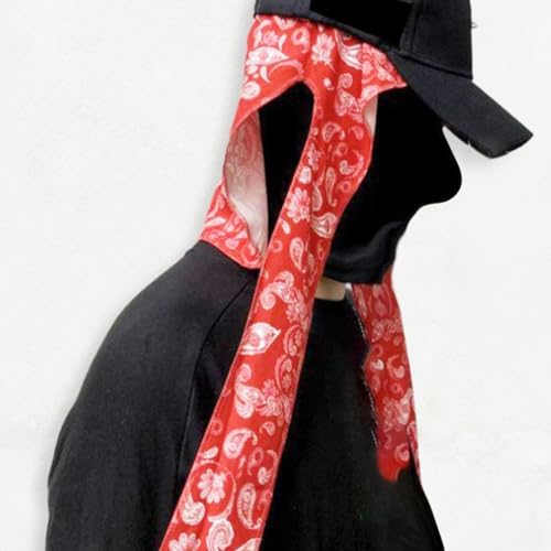 Unisex Exquisite Durag Hair Scarf Turban Women Wrap Hair Accessories Punk Turban Square Black Bandana4