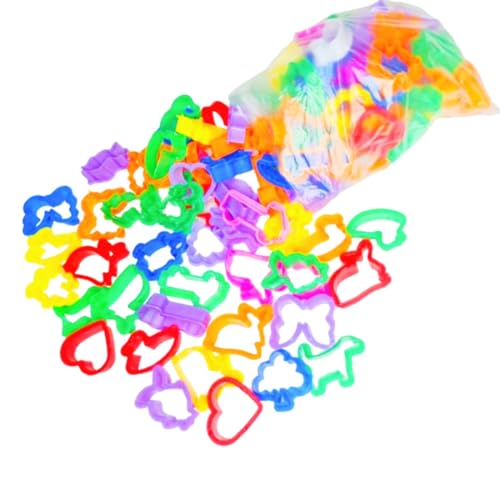 50 Cortador de Massinha de Modelar p/Kit Festa Lembrancinha Infantil Prenda