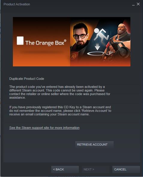 The Product Key didn't work out of the box.