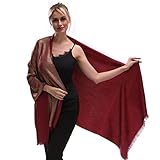 Ideal como regalo: de moda, de alta calidad, brillante, muy suave y cómodo, para Navidad, Día de Acción de Gracias, día de la madre, Año Nuevo y cumpleaños. Hazte ya con este chal.