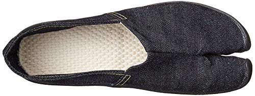 Marugo] tabiRela - Unisex Tabi Style, Espadrille Shoes Cotton Twill Upper with Rubber Outsole.4