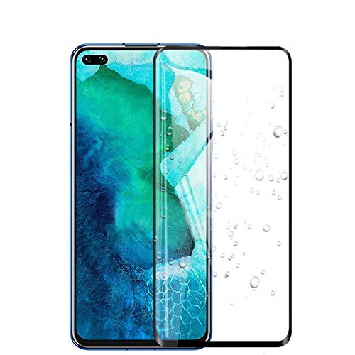 Image of Tempered Glass Screen Protector Compatible For Oppo Realme X50 PRO (2020) Full Screen Coverage (Except Edge to Edge) and Free Complete Easy Installation kit.