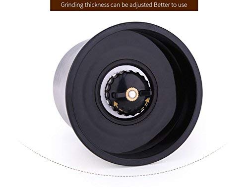 Bluesnail Stainless Steel Manual Grips Glass Salt Pepper Grinder Seasoning Bottle (7.5", Silver) #TOP3